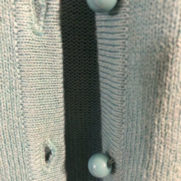 Josephine Chaus Sequin Cardigan-L - Picture 4 of 6